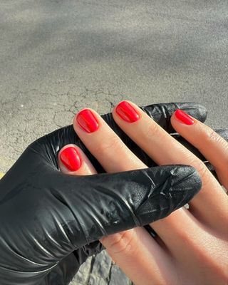 Opi Red Nails, Big Apple Red Nails, Apple Red Nails, Opi Red Nail Polish, Opi Big Apple Red, Dior Nail Polish, Blush Trend, Opi Red, Dior Nails