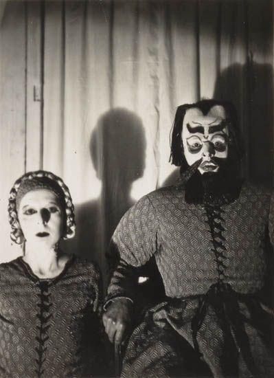 Claude Cahun | Self-portrait with Roger Roussot in Barbe-Bleue (1929) | MutualArt Claud Cahun, Marcel Moore, Claude Cahun, Florence Henri, Photography History, Art Challenges, Self Portraits, Visual Aesthetics, World Of Fantasy