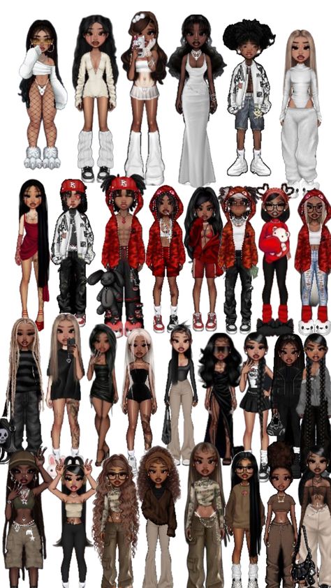 Freddy Krueger And Jason, Spooky Outfits, Scary Characters, Fashion Dress Up Games, Bratz Doll Outfits, Imvu Outfits Ideas Cute, Spooky Stuff, Teen Swag Outfits, Bratz Inspired Outfits