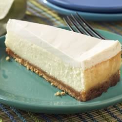 Sour Cream-Topped Cheesecake Cheesecake Recipes With Sour Cream Top, Sour Cream Topped Cheesecake, Sour Cream Topping For Cheesecake Recipe, Creamy Baked Cheesecake, Cheesecake Recipes Sour Cream Topping, Sour Cream Topping For Cheesecake, Sour Cream Cheesecake Recipes, Lazarus Cheesecake Recipe, Cheesecake Recipes With Sour Cream