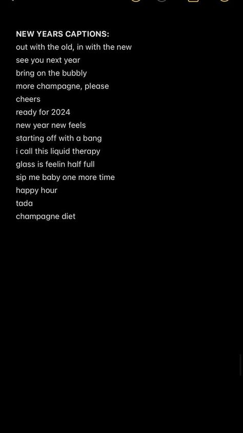 First Pic Of The Year Caption, New Year Note For Instagram, Captions For Year Recap, In 2024 Quotes, Nye Post Ideas, Caption For 2024, 2023 Recap Reel Caption, Year Ender Captions, Nye Story Instagram