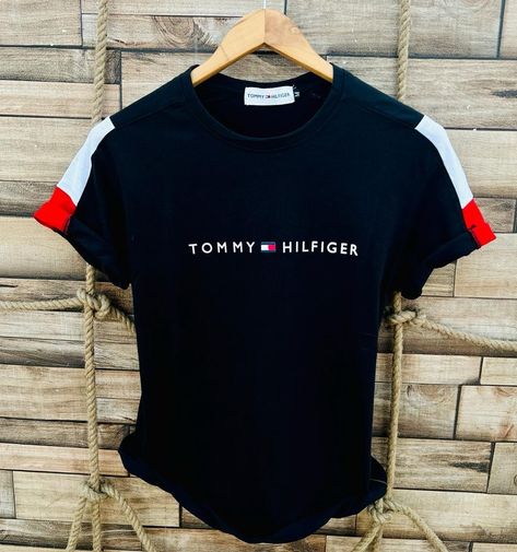 Tommy Hilfiger T Shirt Men, Tommy Tshirt, Tommy T Shirt, Store Fabric, Mens Jogger Pants, Tommy Hilfiger T Shirt, Mens Luxury Fashion, Mens Short Sleeve Shirt, Live Fashion