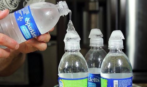 How to Make Water Freeze into Ice Instantaneously « Science Experiments :: WonderHowTo Instant Ice, Water Experiments, How To Make Water, Science Rules, Fluid Mechanics, Frozen Water, Chemistry Experiments, Science Videos, Science Experiments Kids