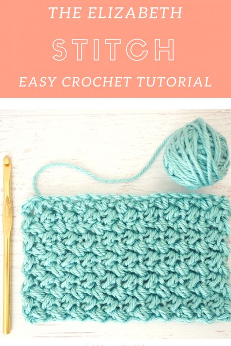 Dishcloth Crochet Pattern, Crochet Stitches Video, Crochet Dishcloths, Crochet Blog, Crochet Stitches For Beginners, Easy Stitch, Stitch Crochet, Crochet Afghans, Crochet Videos Tutorials