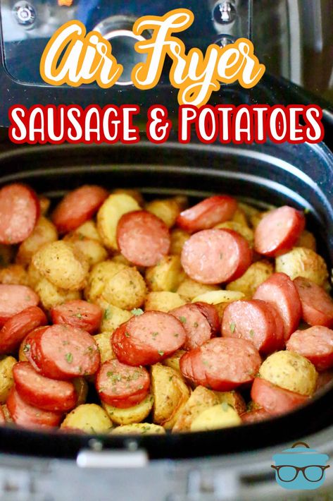 Easy Air Fryer Potatoes, Parmesan Sliders, Potatoes And Sausage, Prepped Meals, Frying Recipes, Air Fryer Potatoes, Ham Dishes, New Air Fryer Recipes, Air Fryer Recipes Snacks