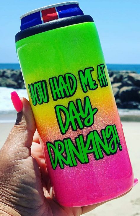 Sister Tumbler Cup Ideas, 80s Tumbler Ideas, Soda Can Tumbler Ideas, Beer Tumbler Cups, Summer Cup Ideas, Epoxy Koozie Ideas, Can Cooler Tumbler Ideas, Alcohol Tumbler Ideas, Beer Tumbler Ideas