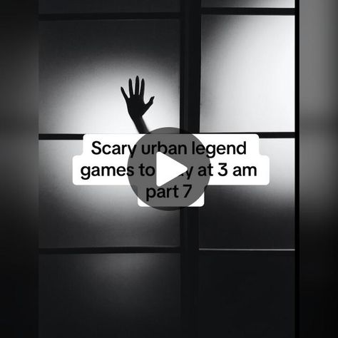 TikTok · ⚠️Nerdalert⚠️ Scary Urban Legends, Boredom Busters For Kids, Spooky Games, Two Player Games, Scary Games, Boredom Busters, 3 Am, Urban Legends, Little Monsters