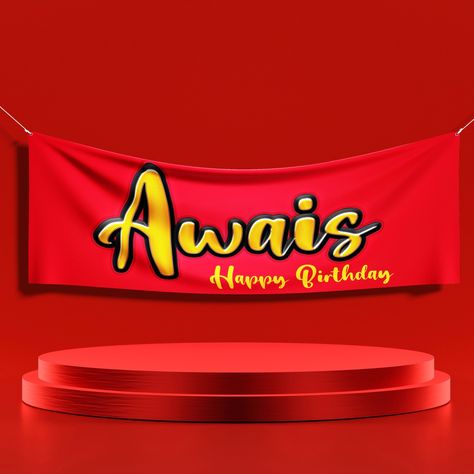 🎉 Brighten up birthdays with a splash of colour and personal touch! 🎈 Check out our custom banners like this one for Awais! Whether it's a name, theme, or special message, we've got you covered. Let’s make your celebrations unforgettable! 🥳✨ #birthdaybannersco #celebrateinstyle #custombanners Custom Birthday Banners, Splash Of Colour, Custom Banners, Custom Birthday, Happy Birthday Banners, A Name, Banners Signs, Birthday Banner, Party Decoration