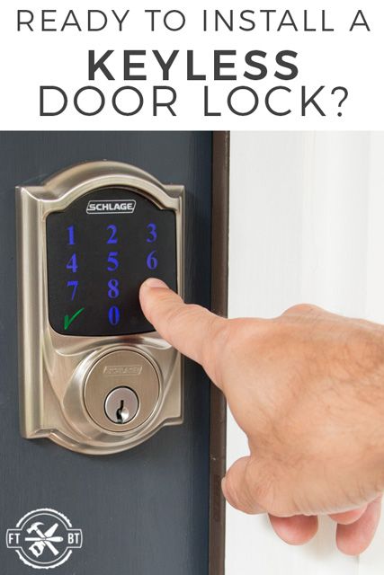 How To Install Keyless Door Lock - Schlage Connect | FixThisBuildThat Locker Box, Keyless Door Lock, Keyless Locks, Wireless Home Security Systems, Digital Lock, Smart Door Locks, Smart Door, Smart Lock, Diy Remodel