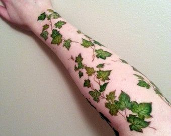 Poison Ivy Tattoo, Arm Wrap Tattoo, Ivy Tattoo, Around Arm Tattoo, Tattoos Pictures, Vine Tattoo, Wrap Tattoo, Tattoo Pictures, Cool Arm Tattoos