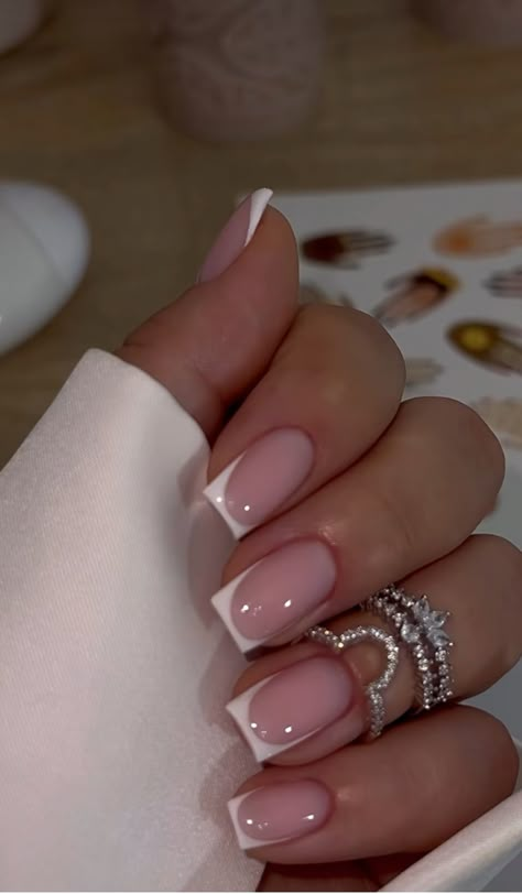 Tapered Square Nails, Girly Acrylic Nails, Work Nails, Basic Nails, Short Acrylic Nails Designs, Pink Acrylic Nails, Square Acrylic Nails, Fire Nails, Classy Nails