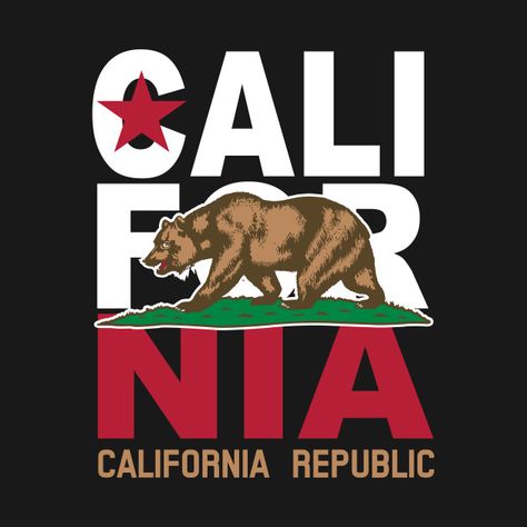 California Bear Tattoos, California Logo, Gamer Quotes, California Bear, Bear Tattoos, California Republic, Island Design, Cali, Tshirt Designs