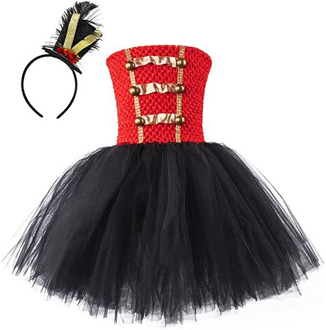 Dresses For Birthday Party, Dresses For Birthday, Nutcracker Costume, Drum Majorette, Cosplay Dresses, Circus Ringmaster, Christmas Tutu Dress, Ringmaster Costume, Girls Christmas Party