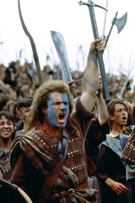 Mel Gibson as William Wallace in Braveheart (1995). #Film William Wallace, Ingmar Bergman, 90s Movies, Mel Gibson, Fair Play, Actrices Hollywood, Historical Drama, Film Serie, Film Stills