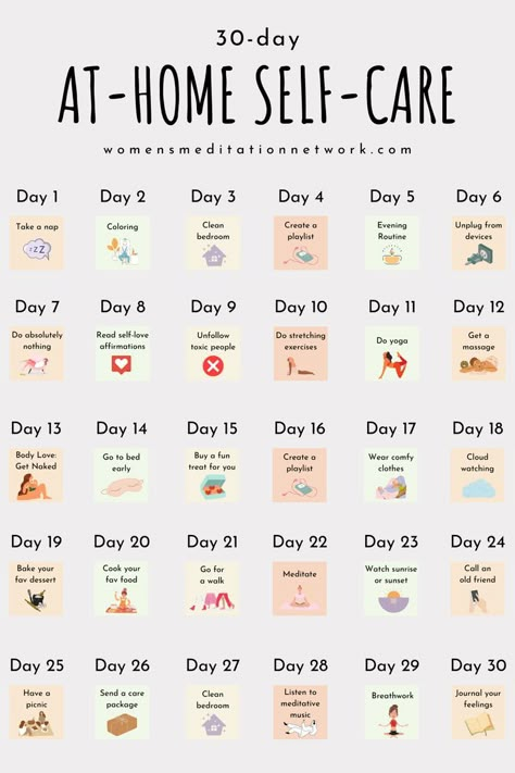 This is the ultimate DIY 30 Day at home self care challenge you must try! It is so simple yet has the power to change your life and make you feel better than ever. This challenge is designed to help you see the best of who you are. Follow womensmeditationnetwork.com for more self care tips and challenges! 30 Day Happiness Challenge, Holistic Healing Quotes, Best Self Love Quotes, Spiritual Exercises, At Home Self Care, Home Self Care, Quotes Meditation, Spending Time In Nature, Self Care Challenge