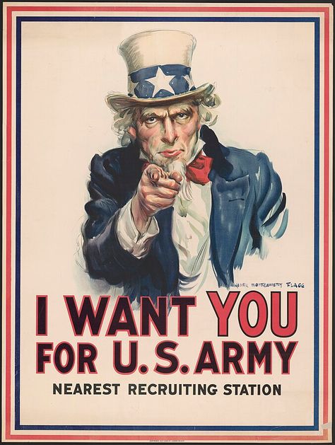 James Montgomery Flagg, Army Poster, Recruitment Poster, Iconic Poster, Be My Groomsman, Propaganda Art, Uncle Sam, Propaganda Posters, Samar