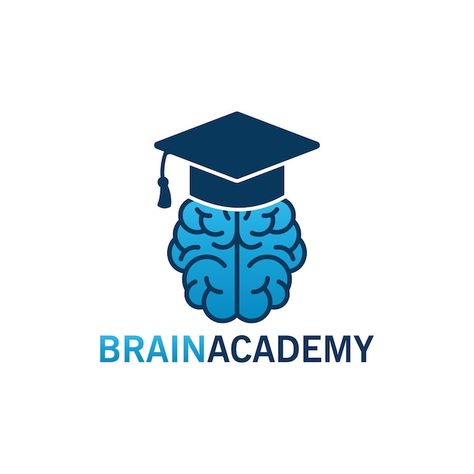 Brain academy logo template design Premi... | Premium Vector #Freepik #vector #brain-logo #think-logo #mind-logo #knowledge-logo Knowledge Logo, Brain Knowledge, Mind Logo, About Brain, Math Coach, Academy Logo, Brain Logo, Bright Minds, Simple Phone Wallpapers