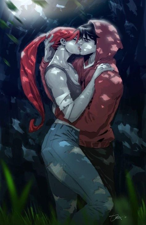 [Artwork] Jason Todd and Artemis Grace by Dexter Soy - ThorGift.com - If you like it please buy some from ThorGift.com Robin Arkham Knight, Red Hood Dc, Jason Todd Robin, Dc Couples, Jason X, Jason Todd Batman, Gotham Batman, Red Hood Jason Todd, Justice League Dark