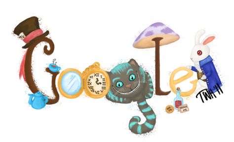 Doodle 4 Google, Doodle Google, American Mcgee’s Alice, Google Logo, Google Doodle, Doodle Icon, Were All Mad Here, Google Doodles, Adventures In Wonderland