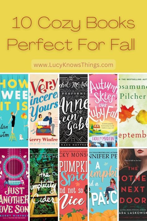 10 Cozy Books Perfect For Fall Classic Books List, Cozy Books, Good Leadership Skills, Reading List Challenge, Feel Good Books, Cozy Mystery Series, Cozy Mystery Books, List Of Books, Cozy Mystery