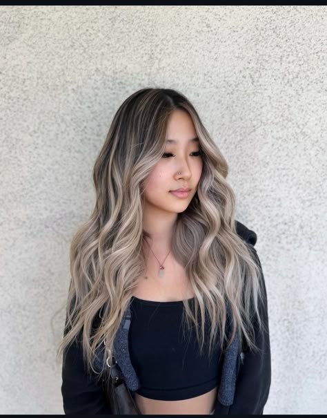 Blonde Balayage Asian Hair, Blonde Balayage Asian, Asian Blonde Balayage, Balayage Asian Hair, Blonde Asian, Bronde Balayage, Asian Hair, Blonde Balayage, Hair Transformation