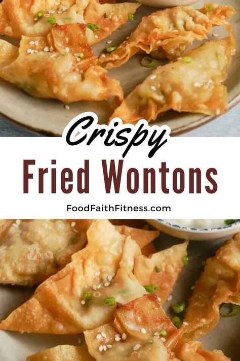 Stuffed Wontons, Crispy Wontons, Shrimp Wontons, Wonton Recipe, Fried Wonton, Shrimp Wonton, Crispy Wonton, Fried Wontons, Wonton Recipes