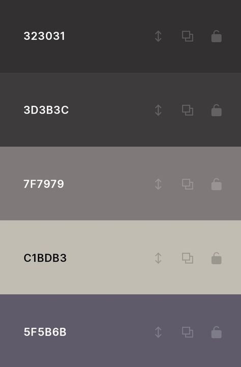 Black Color Palette Hex Codes, Color Palette With Code, Grey Black Color Palette, Color Palette Hex Codes, Flat Color Palette, Website Color Palette, Color Design Inspiration, Grey Palette, Hex Color Palette