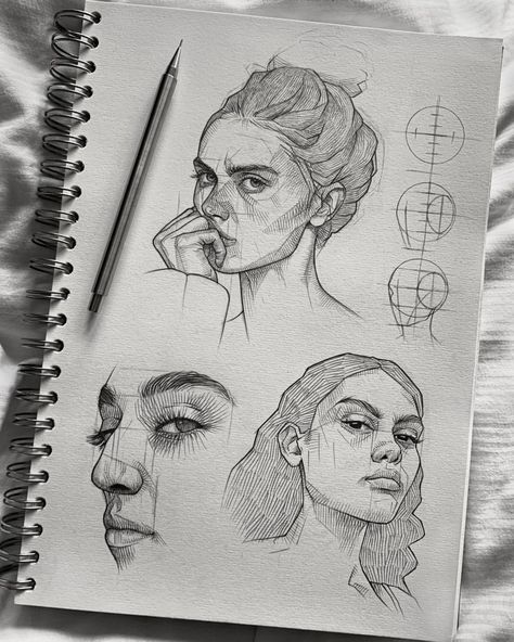 𝑱𝑨𝑪𝑲 on Instagram: “I love drawing 3/4 view! I find it a lot more interesting than face on🤷‍♂️ do you have a preferred angle? • Feel free to follow my art…” Gcse Art Sketchbook, Best Friend Drawings, I Love Drawing, Final Fantasy Artwork, Canvas Painting Tutorials, Face Sketch, Love Drawing, Color Pencil Art, Anatomy Art