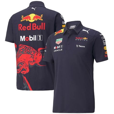 F1 Clothing, Red Race, Red Bull F1, Half Zip Jumper, Tech T Shirts, Racing Shirts, F1 Racing, Red Bull Racing, Team T Shirts