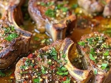 Mouthwatering Oven-Baked Lamb Chops - NewsBreak Lamb Chop Oven Recipes, Baked Lamb Chops Oven, Lamb Chop Recipes Baked In Oven, Lamb Chops In Oven, Lamb Chop Casserole, Oven Baked Lamb Chops, Lamb Chops Oven, Baked Lamb Chops, Southern Breakfast