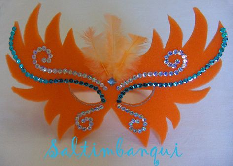 Diy Party Mask, Masquerade Mask Diy, Carnival Crafts, Theme Carnaval, Carnival Themed Party, Masks Crafts, Winter Kindergarten, Creative Money Gifts, Hand Crafts For Kids