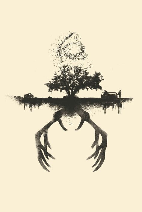 True Detective True Detective Art, True Detective Season 1, Sea Wallpaper, True Detective, Alternative Movie Posters, Film Posters, Film Serie, Cultura Pop, Cool Posters