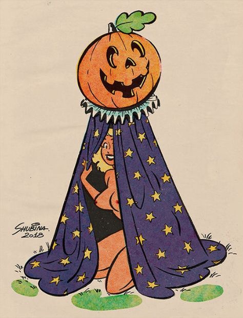 Sveta Shubina, Halloween Pinup, Halloween Pin Up, Arte Pin Up, Pin Up Drawings, Retro Disney, Halloween Pins, Beautiful Dark Art, Pin Up Art