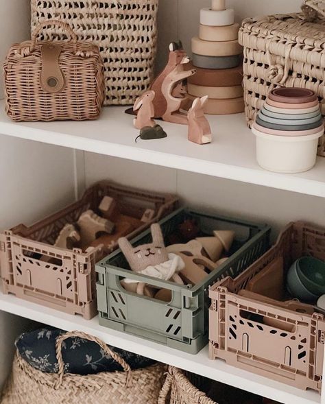 Interior & Scandinavian Decor’s Instagram profile post: “How cute is this child’s room corner by @laralovesparis 👈🏻 Featuring the Aykasa Storage Crates, the perfect storage for children’s toys,…” Storage Crates, Boho Kids Room, Baby Nursery Inspiration, Nursery Room Design, Baby Room Inspiration, Nursery Room Inspiration, Room Corner, Toddler Rooms, Baby Room Design