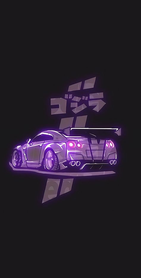 Car Purple, Skyline Gtr R35, To Fast To Furious, Black Background Art, Nissan Gtr Wallpapers, Gtr 35, R34 Skyline, Gtr Car, Serie Bmw