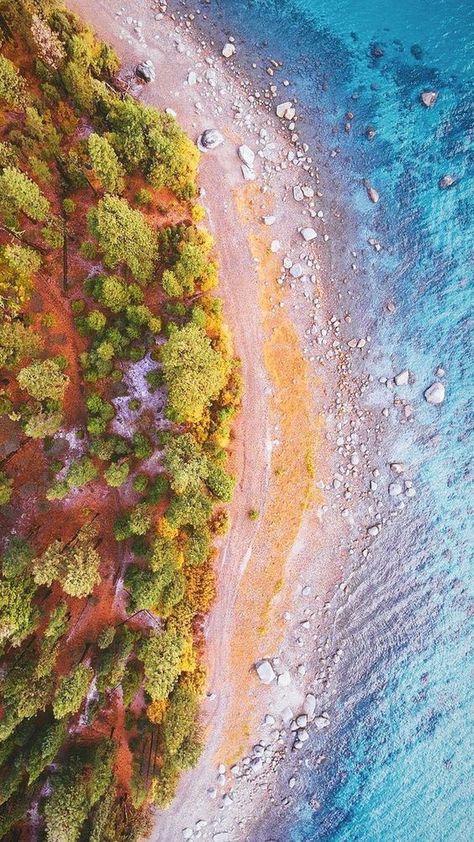 Waiting for the summer just to be in a such wonderful landscape ! Wonderful Sea Cost Night Ocean, Aerial Photography Drone, Gray Malin, Drone Photos, Aerial Photo, Birds Eye View, Drone Photography, Photography Website, Aerial Photography