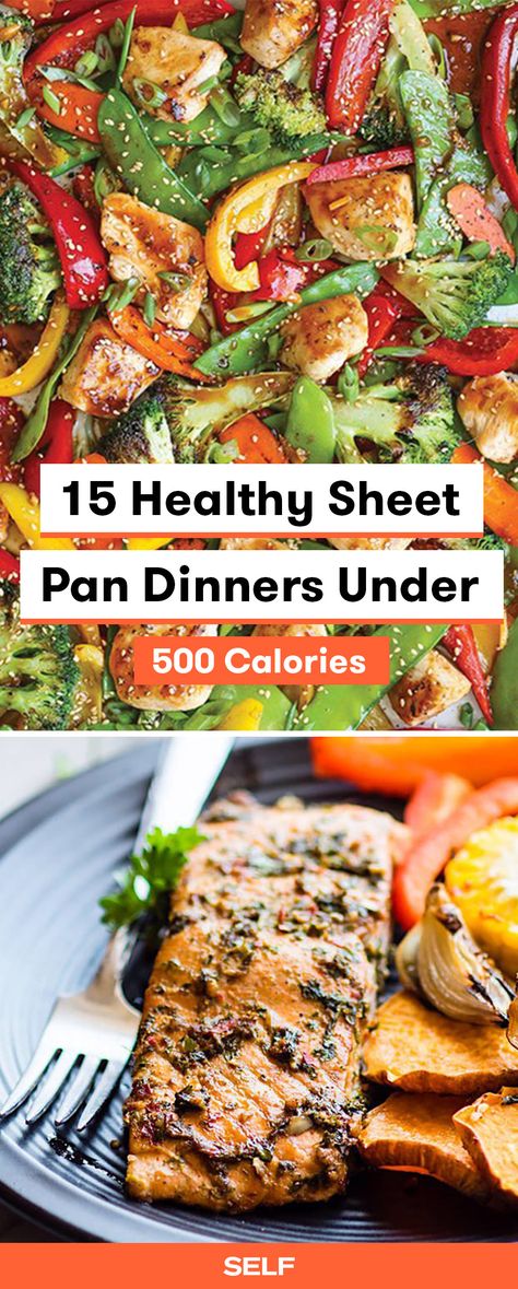 Keto Cravings, Healthy Sheet Pan Dinners, Healthy Sheet Pan, Dinners Under 500 Calories, Meals Under 500 Calories, Dinners Healthy, 500 Calorie Meals, 500 Calorie, Dinner Family