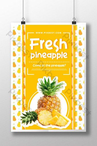 Delicious fruit pineapple poster design#pikbest#templates Pineapple Design Art, Pineapple Poster Design, Pineapple Packaging Design, Pineapple Packaging, Pineapple Background, Chip Packaging, Pineapple Theme, Fruit Pineapple, Background Orange