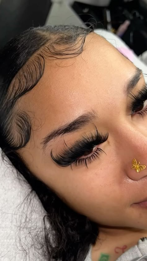 Lash Extensions Styles Black Women, Top And Bottom Lashes, Selling Lashes, Natural Fake Eyelashes, Lash Maps, Lash Map, Birthday Makeup Looks, Lash Ideas, Exotic Hairstyles