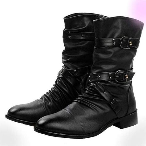 Products - Gothic Babe Co Black Punk Rock, Men Uniform, Mode Country, Steampunk Boots, Womens Tall Boots, Gothic Boots, Pu Boots, Style Steampunk, Dr Martens Boots