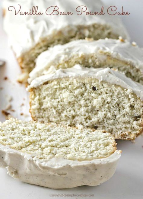 Vanilla Bean Cream Cheese Pound Cake Loaf {Vanilla Bean Frosting} Cream Cheese Pound Cake Loaf, Pound Cake Loaf, Vanilla Bean Cream, Vanilla Bean Frosting, Cheese Pound Cake, Cake Loaf, Vanilla Bean Paste, Loaf Cakes, Cream Cheese Pound Cake