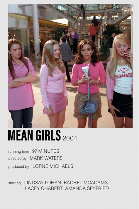 Mean Girls Movie, Movies To Watch Teenagers, Netflix Movies To Watch, Most Paused Movie Scenes, Iconic Movie Posters, Movie Card, Girly Movies, Road House, Film Posters Minimalist