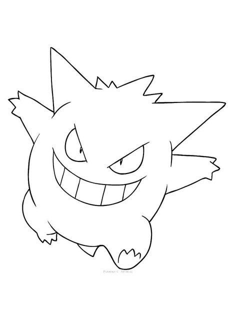 Pikachu Tattoo, Gengar Pokemon, Tattoo Outline Drawing, Kids Coloring Pages, Posca Art, Tattoo Stencil Outline, Pokemon Coloring, Tattoo Design Book, Easy Doodles Drawings