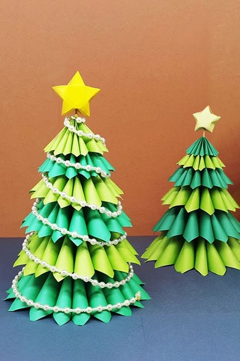 Hello friends, today I am sharing a 3D Tabletop Paper Christmas Tree making tutorial. It's very easy and simple Xmas tree instruction. #Craft #Christmas #Tree Simple Xmas Tree, Diy 3d Christmas Tree, Diy Crafts For Christmas, 3d Paper Christmas Tree, Christmas Tree Making, Crafts For Christmas, Christmas Art Projects, 3d Christmas Tree, How To Make Christmas Tree