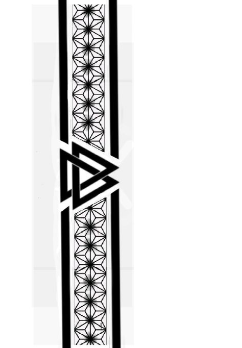 Geometric Tattoo Pattern Sleeve, Geometric Arm Band Tattoo, Arm Band Tattoo Stencil, Band Tattoo Stencil, Belt Tattoo, Tatto Designs, Tattoo Planet, Nova Tattoo, Tree Sleeve Tattoo