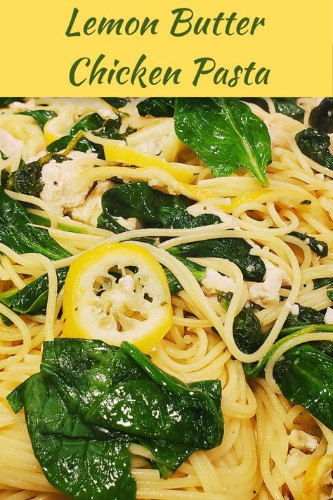 Lemon Garlic Spinach Pasta, Chicken Lemon Spinach, Spinach Pasta Dishes, Lemon And Spinach Pasta, Lemon Chicken Spinach Pasta, Lemon Basil Chicken Pasta, Chicken Lemon Pasta Recipes, Lemon Chicken Pasta Healthy, Lemon Garlic Butter Sauce Pasta