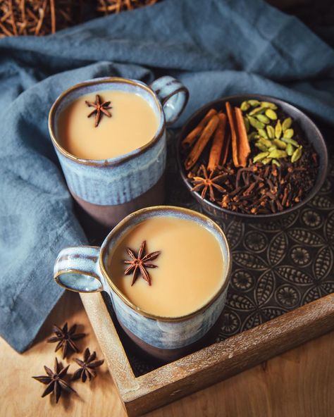 See this Instagram photo by @lifeandthyme • 1,432 likes Chai Photography, Juice Photo, Masala Chai Tea, Tea Photography, Green Cardamom, Spiced Wine, Cozy Drinks, Winter Tea, Mexican Hot Chocolate