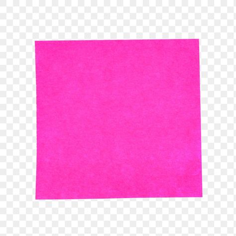 Post It Note Sticker, Pink Sticky Note Aesthetic, Post It Aesthetic, Sticky Note Png, Pink Sticky Notes, Sticker Transparent Background, Reminder Notes, Note Png, Neon Png