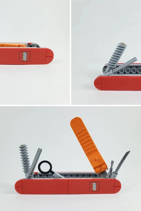 Lego Brick Separator Ideas, Lego Knife, Lego Butterfly Knife Tutorial, Free Lego Instructions, Things To Build With Legos, Lego Technic Ideas, Lego Moc Ideas, Lego Mocs, Lego Builds