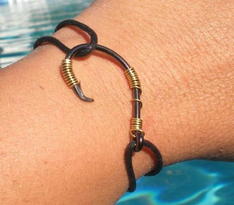 Fishing Jewelry, Hunting Jewelry, Fish Hook Jewelry, Catfish Bait, Real Fish, Fish Hook Bracelet, Fish Hook Necklace, Fishing Bracelet, Country Jewelry